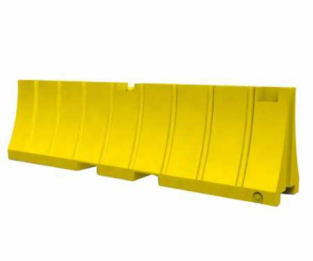 Yellow Plastic Jersey Barrier 24 H x 96 L Jersey Barriers Epic Crowd Control