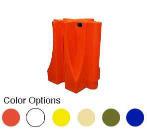 Plastic Jersey Barrier Corner 32" x 18" Jersey Barriers Epic Crowd Control