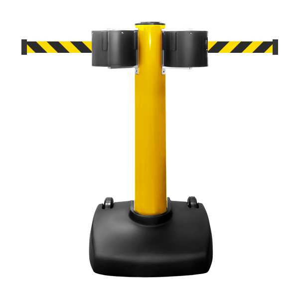 Portable Retractable Belt Stanchion 150 Foot Belt Home Epic Crowd Control