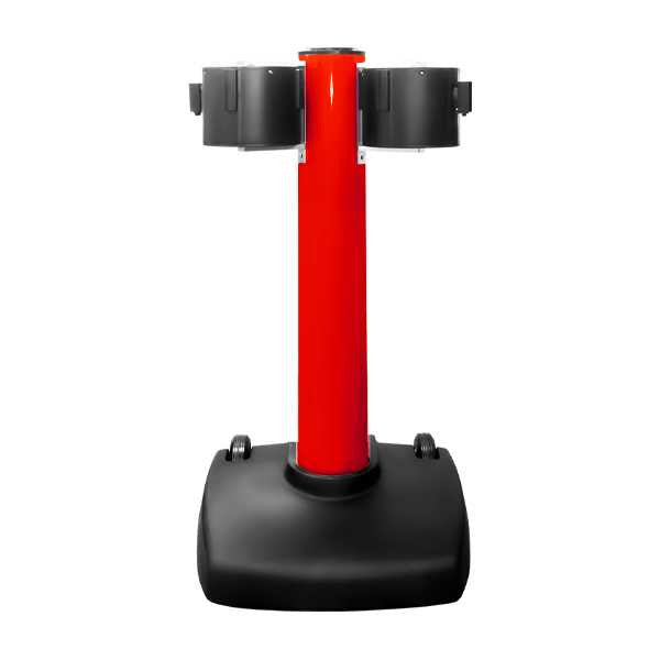 Portable Retractable Belt Stanchion 150 Foot Belt Home Epic Crowd Control