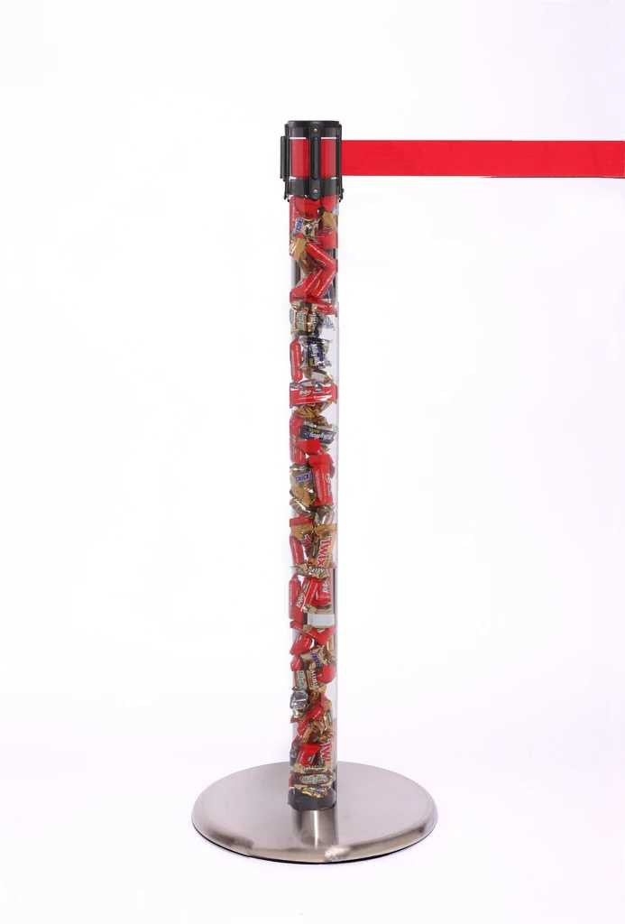 Pro Clear Retractable Belt Barrier Stanchion 11 / 13 Foot Belts Stanchions Epic Crowd Control