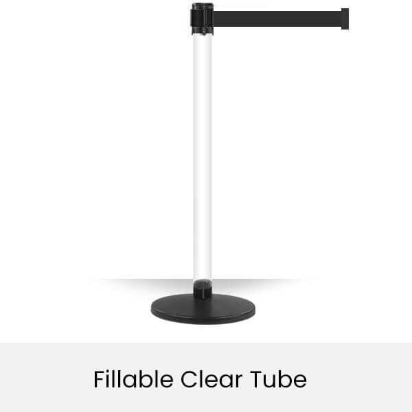Pro Clear Retractable Belt Barrier Stanchion 11 / 13 Foot Belts Stanchions Epic Crowd Control