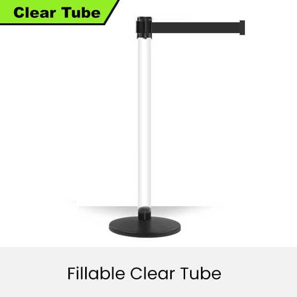 Pro Clear Retractable Belt Barrier Stanchion 11 / 13 Foot Belts Stanchions Epic Crowd Control