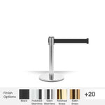 Pro Mini Retractable Belt Barrier Stanchion 11 / 13 Ft Belt - Short Stanchion Retractable Belt Barriers Epic Crowd Control