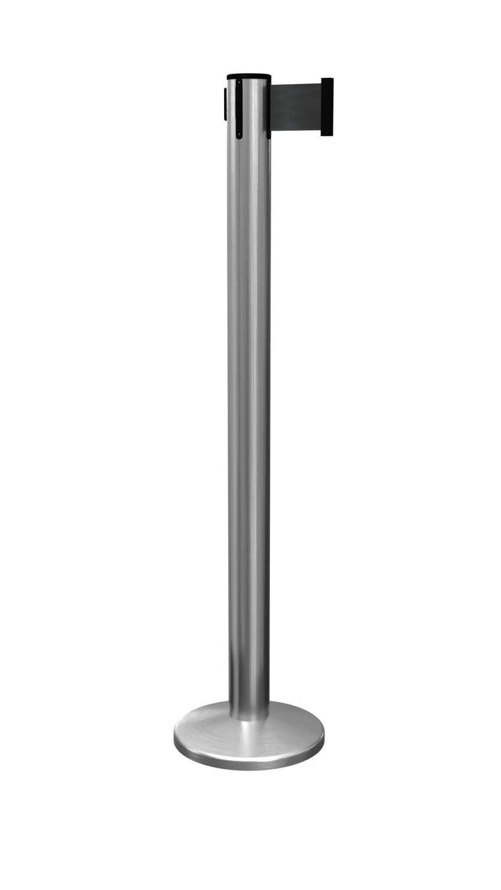 Pro Retractable Belt Stanchion | 3" Wide Belt | Magnetic Base Magnetic Base Stanchions Epic Crowd Control