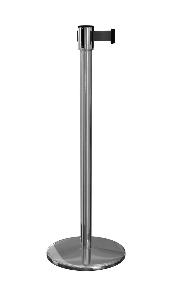 Queue Pro Stanchion Slim Line 200 Polished Stainless