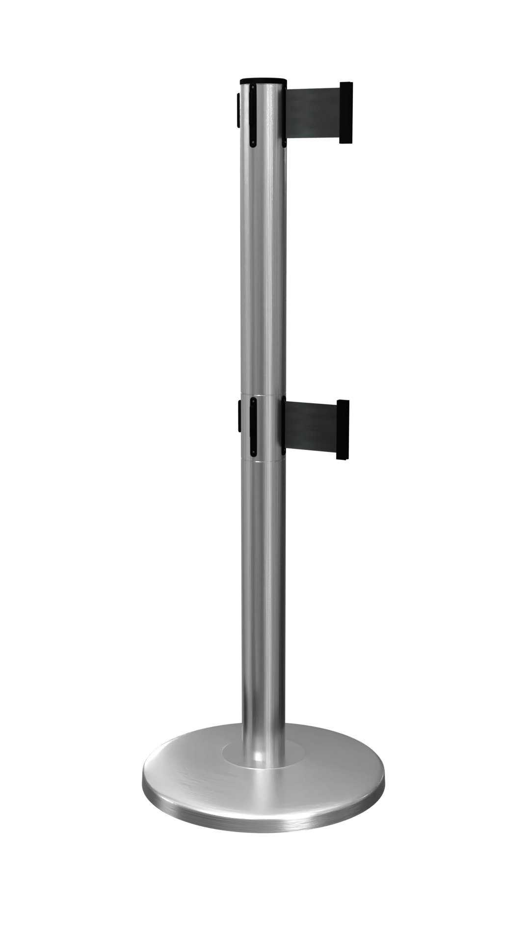 3 Inch Wide Twin Belt Stanchion 