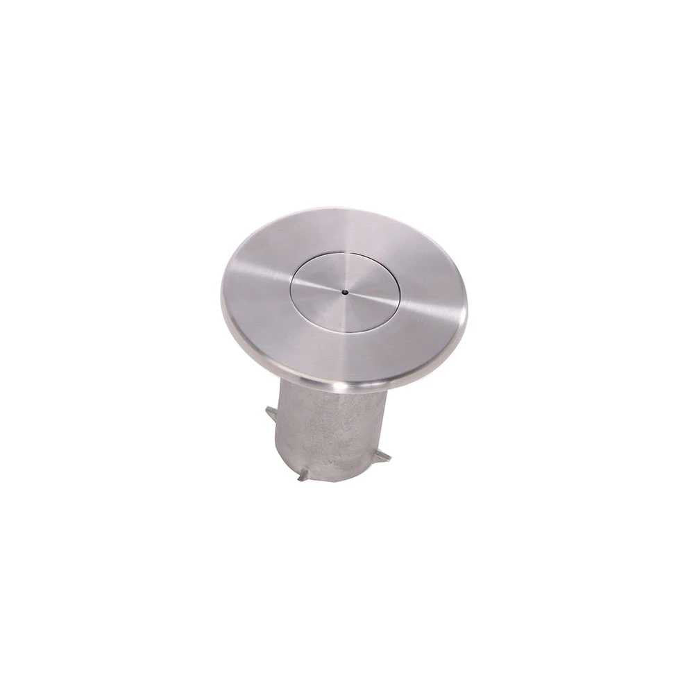 QueuePro FSK-SS Floor Socket and Cap | Satin Stainless Finish Stanchions Epic Crowd Control