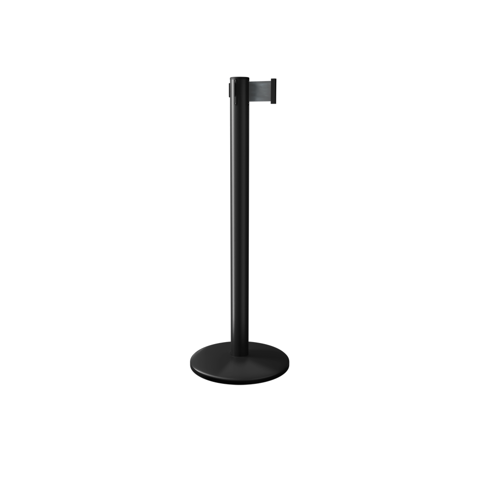 Black Queue Pro 250 Stanchion Xtra Wide Belt
