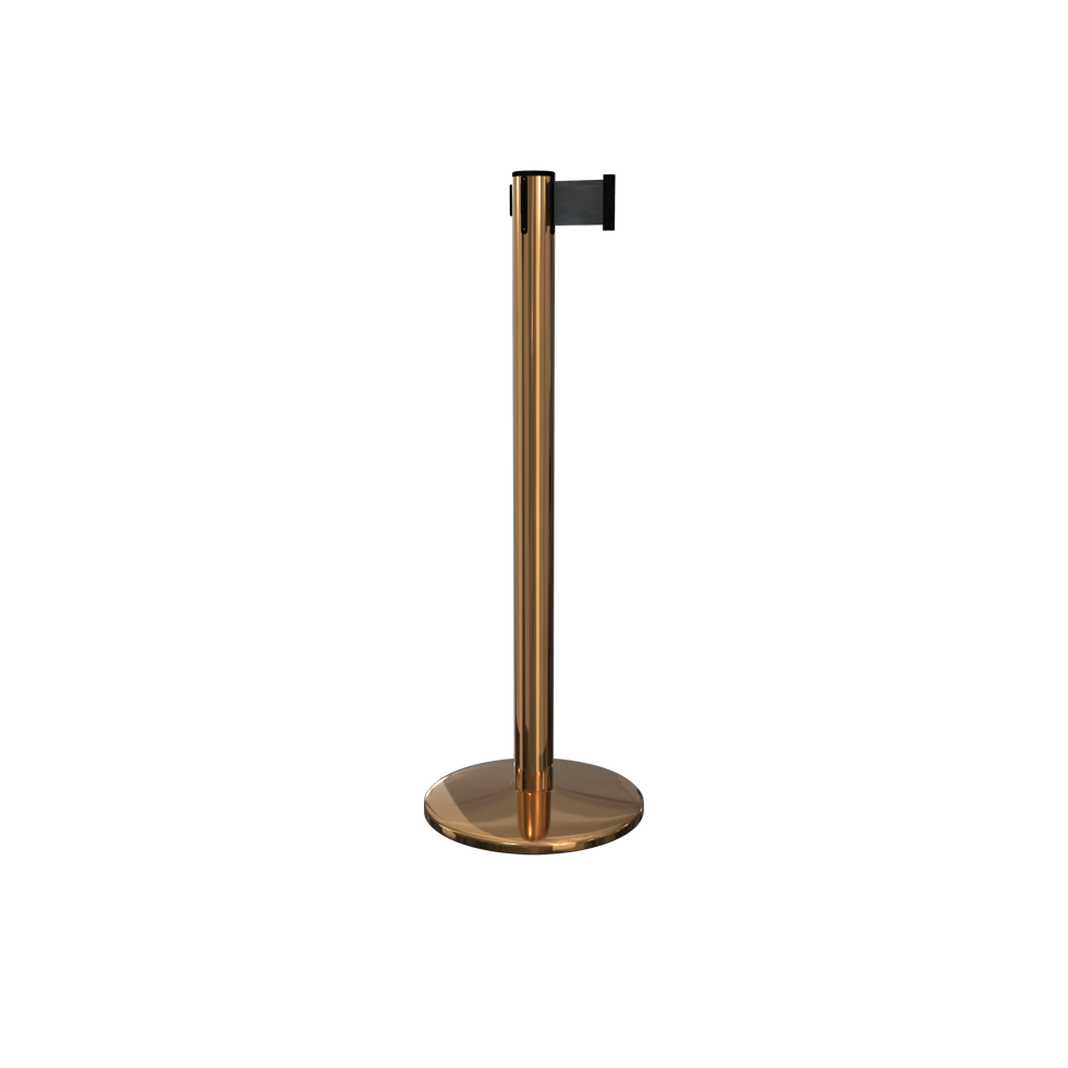 Polsiehd Brass Queue Pro 250 Stanchion Xtra Wide Belt