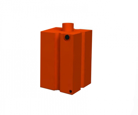 Half Barrier Block Safety Orange