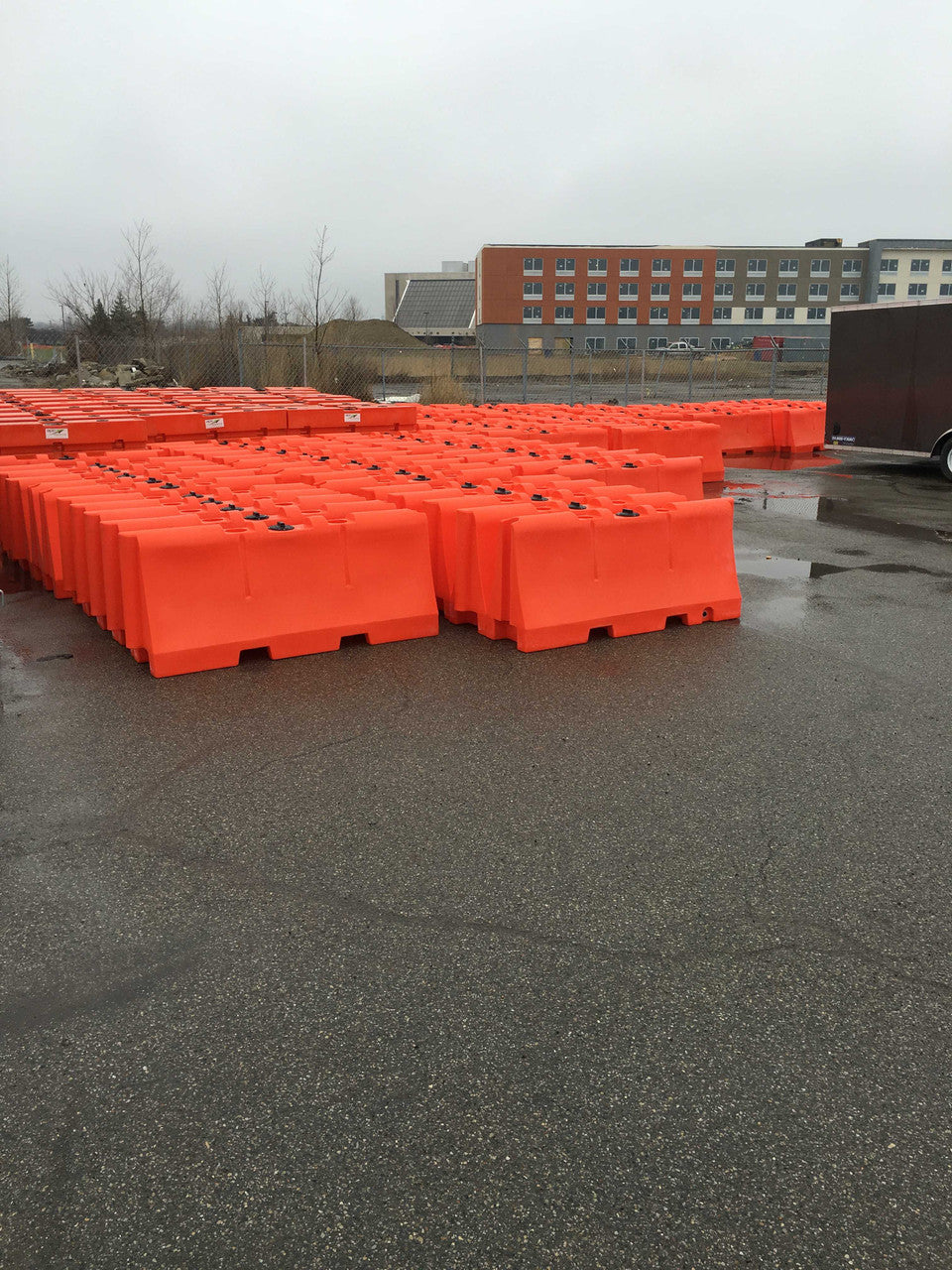 Rent Plastic Jersey Barrier 32" x 72" Crowd Control Rentals Epic Crowd Control