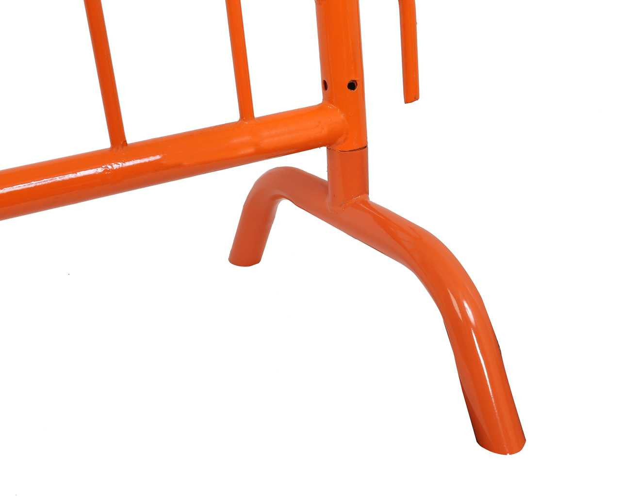 Replacement Bridge Base - Set 1.5" Diameter Frame Orange Powder Coat Replacement Bases Epic Crowd Control