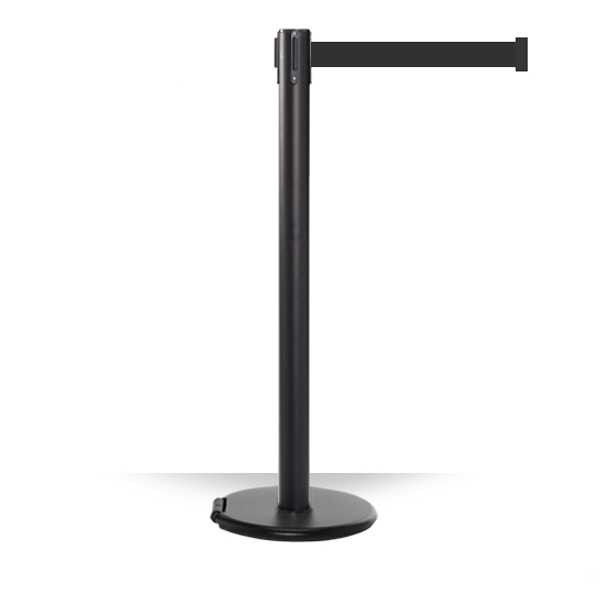 Roller Pro Retractable Belt Barrier Stanchion 11 / 13 Foot Belt Posts Retractable Belt Barriers Epic Crowd Control
