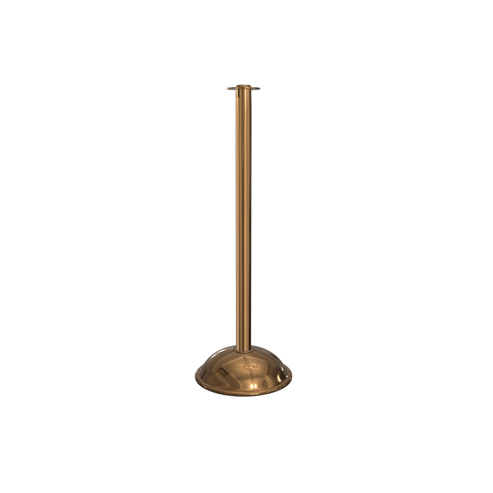 Polished Brass Rope Stanchion