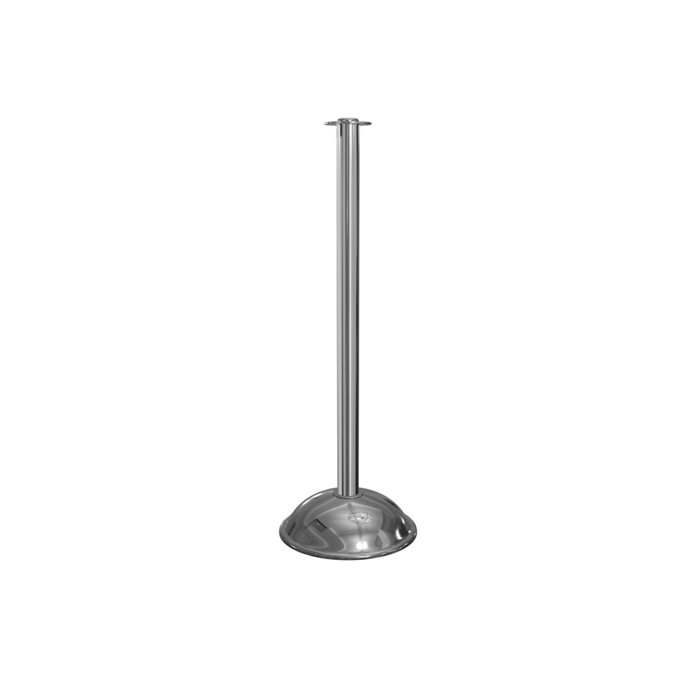 Polished Chrome Rope Stanchion