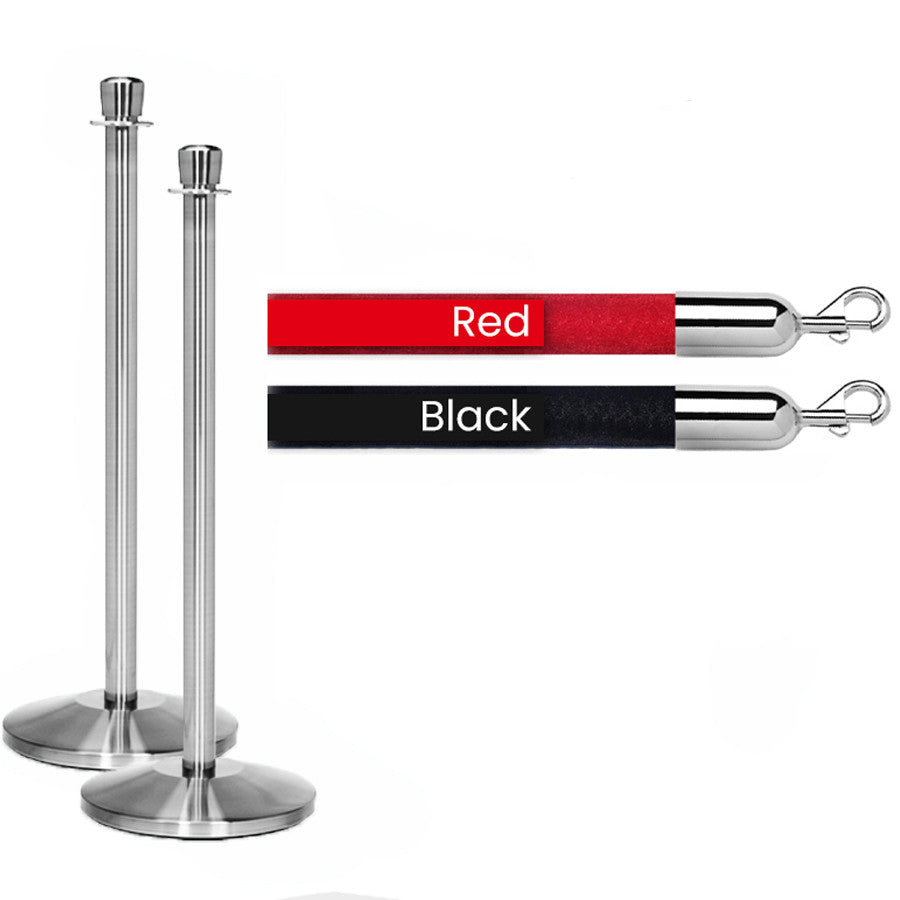 Rope Stanchion Bundle 2 posts and 1 rope