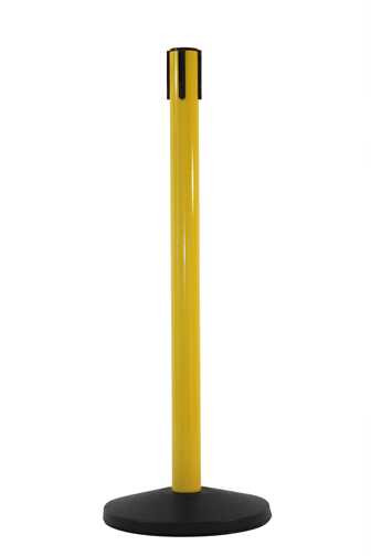 Safety Retractable Belt Barrier | Safety Pro 11 / 13 Ft Stanchion Belts Retractable Belt Barriers Epic Crowd Control