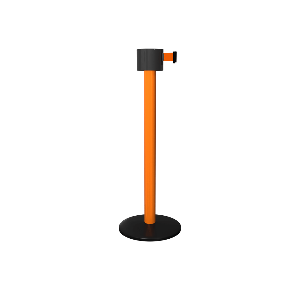 Safety Pro 750 Retractable Stanchion Orange | 75 FT Belt