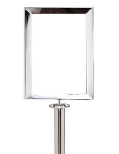 Standard Sign Frame - Rope Stanchions Stanchion Signs Epic Crowd Control