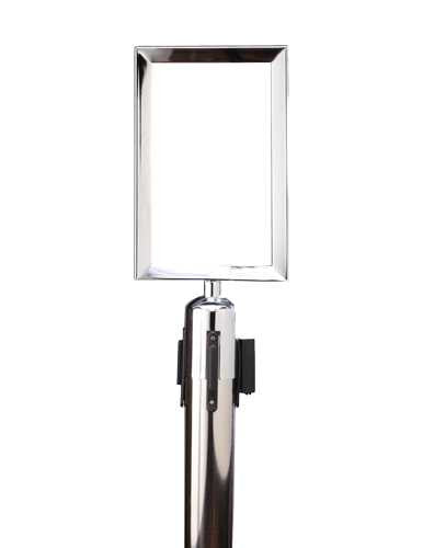 Standard Sign Frame - Rope Stanchions Stanchion Signs Epic Crowd Control