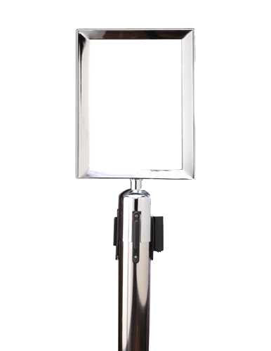 Standard Sign Frame - Rope Stanchions Stanchion Signs Epic Crowd Control