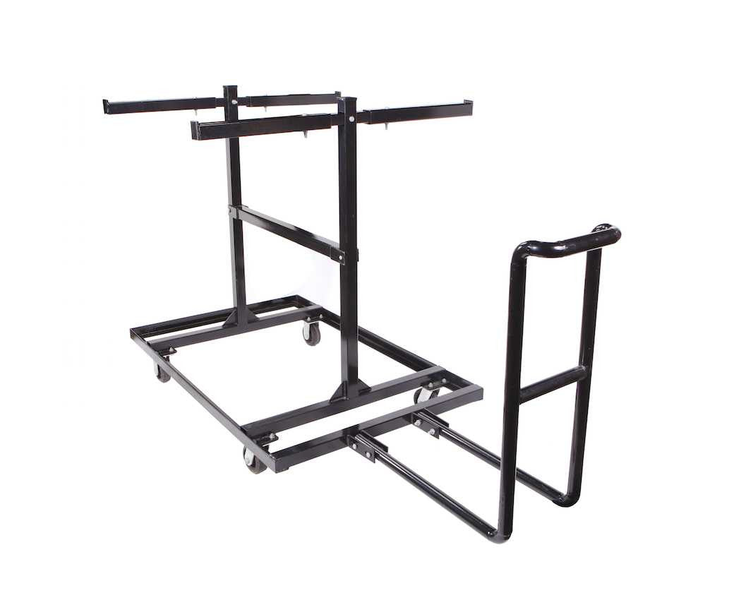 Steel Barricade Pull Cart | Heavy Duty Crowd Control Barrier Cart Steel Barricades Epic Crowd Control