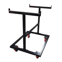 Steel Barricade Push Cart | Heavy Duty Crowd Control Barrier Cart Steel Barricades Epic Crowd Control
