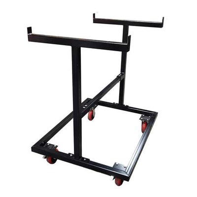Steel Barricade Push Cart | Heavy Duty Crowd Control Barrier Cart
