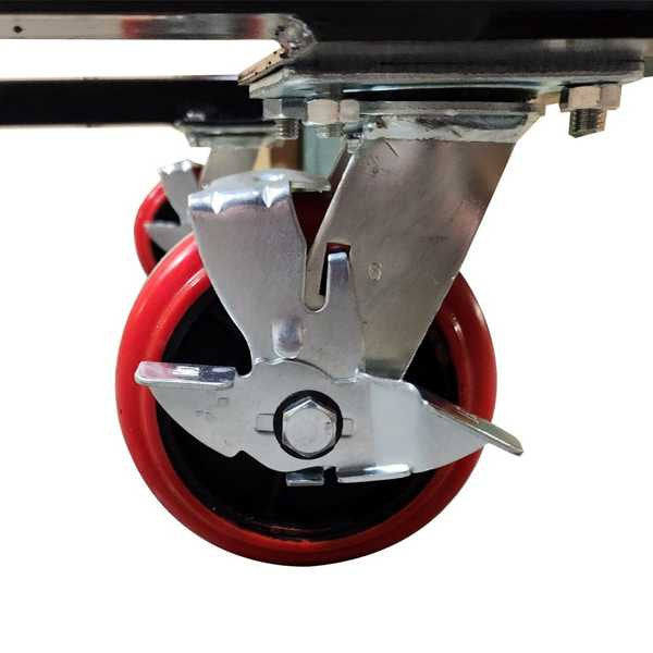 Steel Barricade Push Cart | Heavy Duty Crowd Control Barrier Cart Steel Barricades Epic Crowd Control