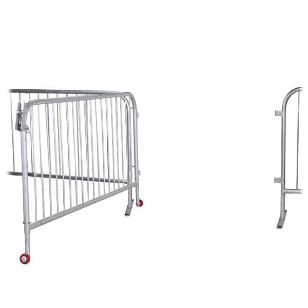 Swing Gate Heavy Duty Steel Crowd Control Barricade | Bike Rack Barriers Steel Barricades Epic Crowd Control