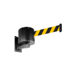 55 Foot Belt Wall Pro 750 - Wall Mount Stanchion | Black