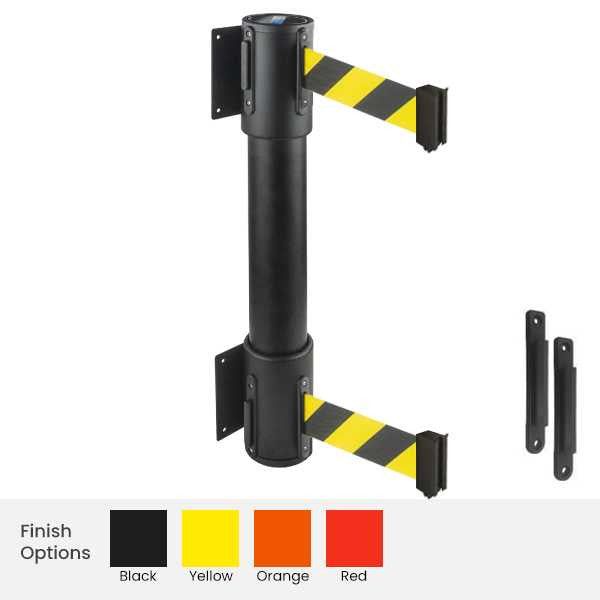 Wall Master Twin 350 - 10 foot Belt Stanchions Epic Crowd Control