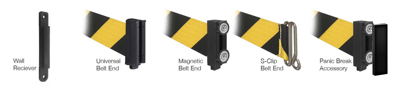 Wall Master Twin 350 - 10 foot Belt Stanchions Epic Crowd Control