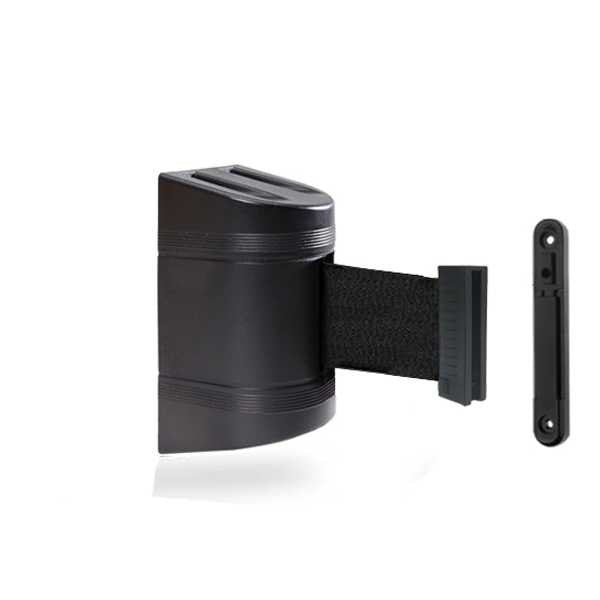 Wall Mounted Retractable Belt Barrier | 7.5 / 10 Foot Belts - Wall Pro 300 Wall Mount Belt Stanchions Epic Crowd Control