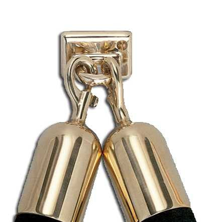 Wall Plate | Traditional Stanchion Rope Wall Loop Stanchion Ropes Epic Crowd Control