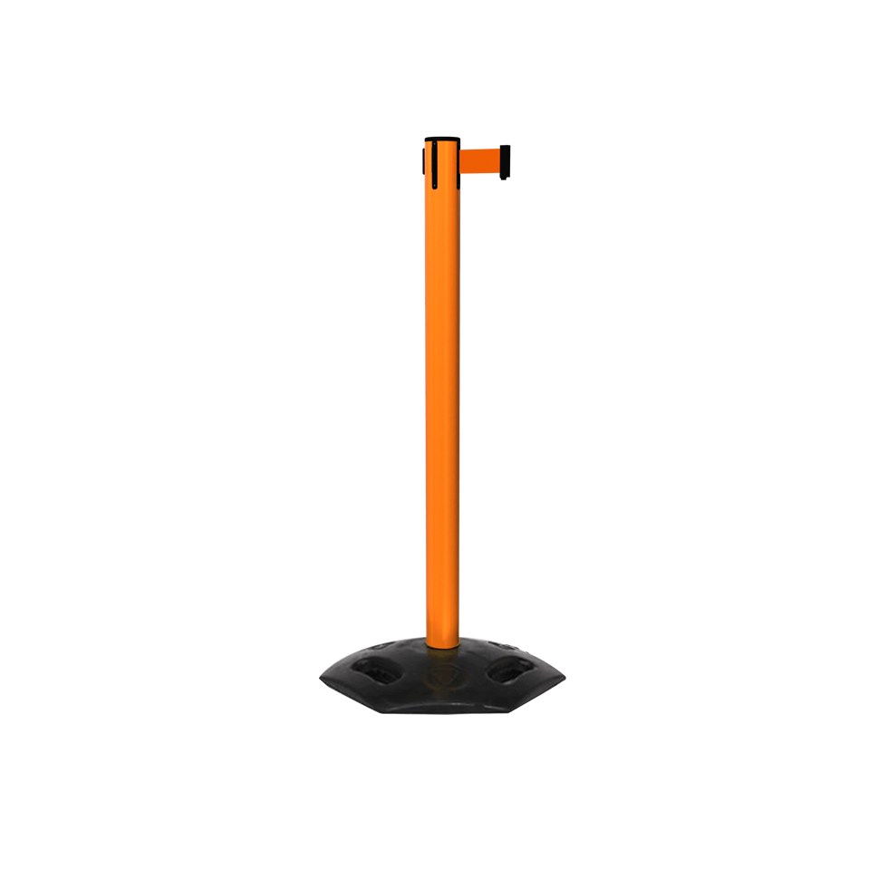 Safety Retractable Stanchion Weather Master 250 Orange | 13 FT Belt