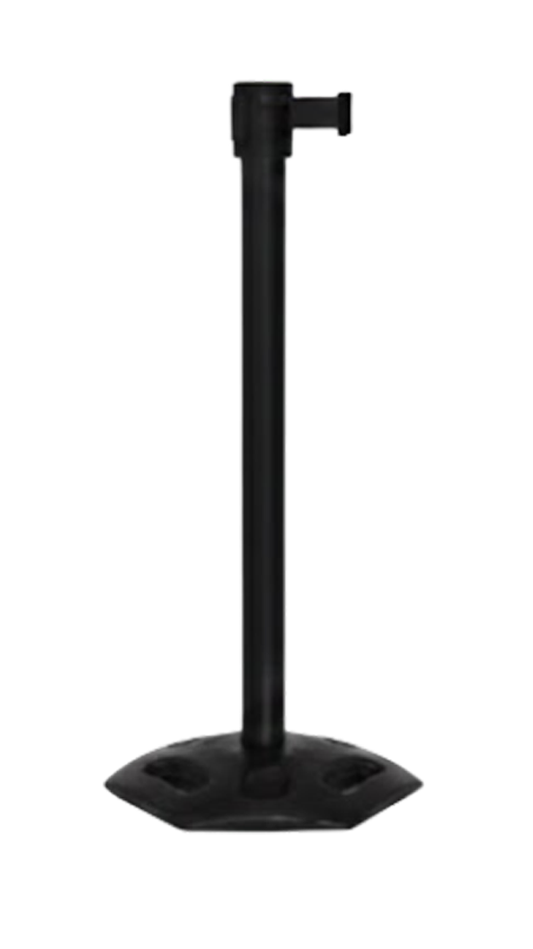Weather Master 335 Safety Retractable Stanchion Black | 35 Foot Belt