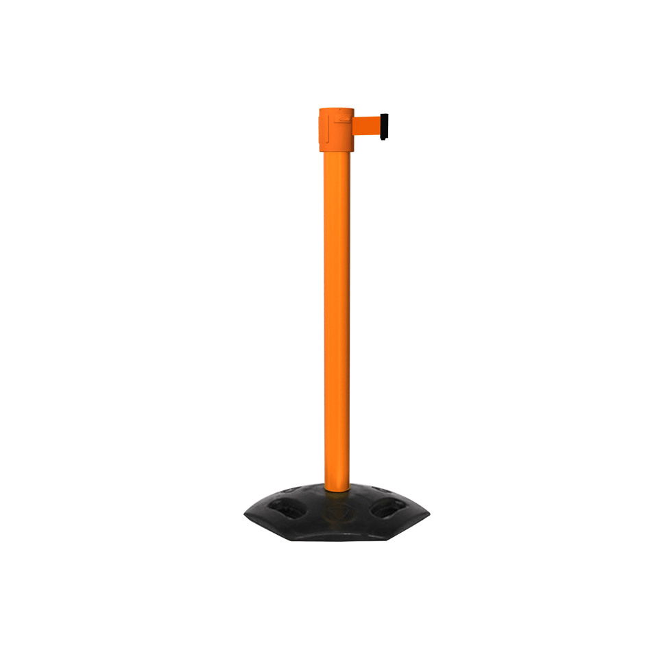 Weather Master 335 Safety Retractable Stanchion Orange | 30 Foot Belt