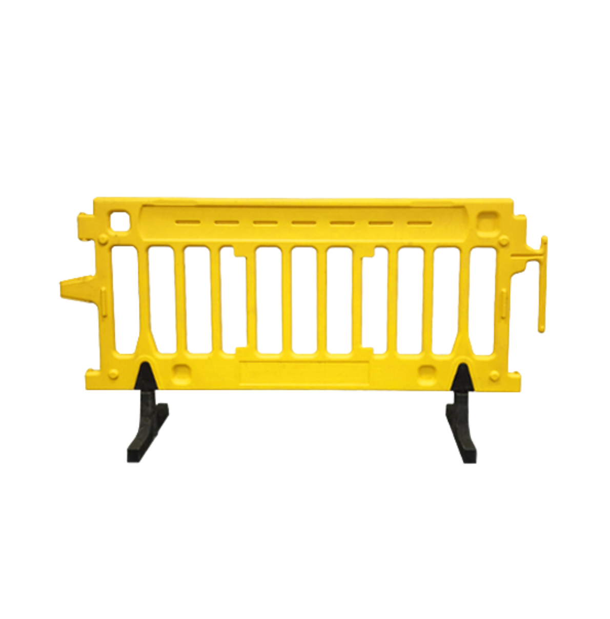 6.5 FT Plastic Crowd Control Barriers | Yellow Crowd Pro