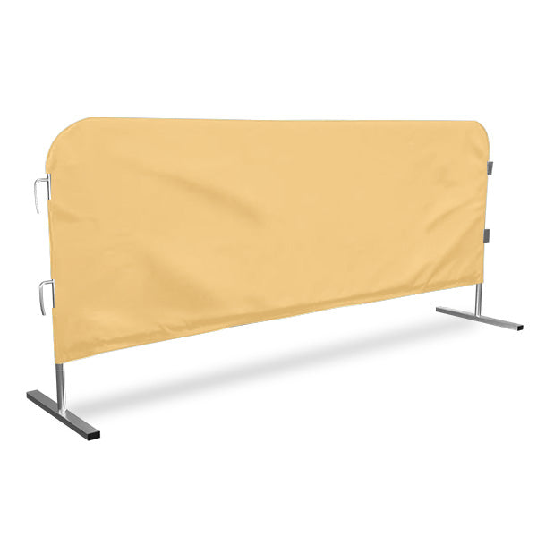 Barricade Cover For Steel Barricades Tan