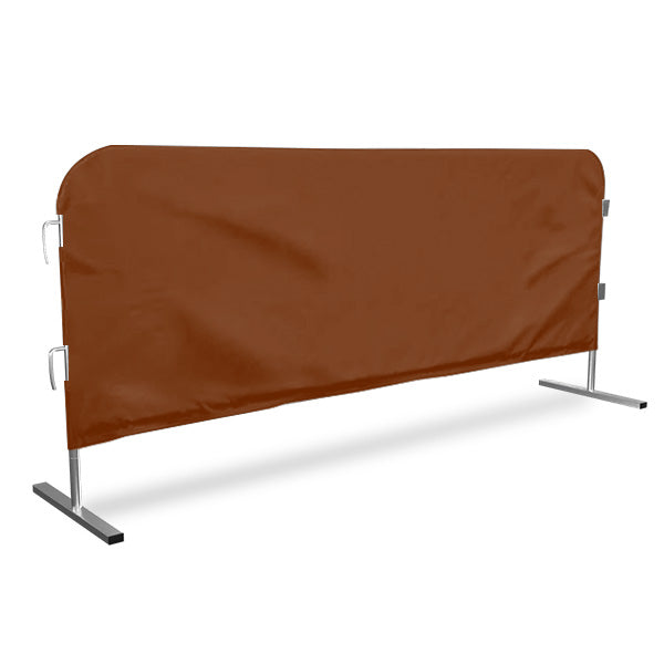 Barricade Cover For Steel Barricades Light Brown