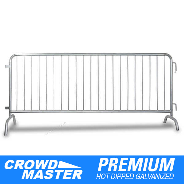 8.5 Foot Heavy Duty Steel Barricade | Bridge Base | Bike Rack Barriers