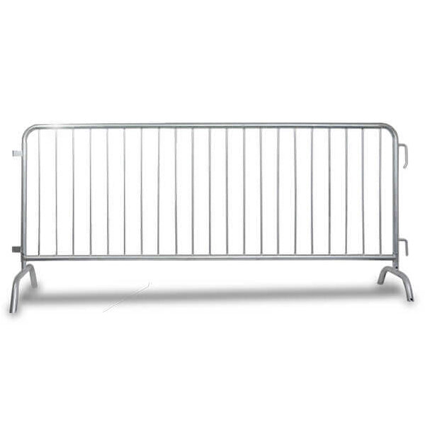 8.5 Foot Heavy Duty Steel Barricades | Bridge Base | Bike Rack Barrier ...