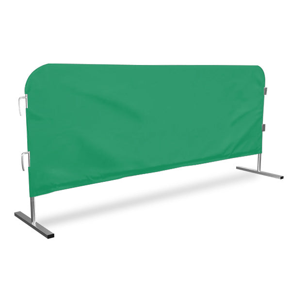 Barricade Cover For Steel Barricades Light Green Inland