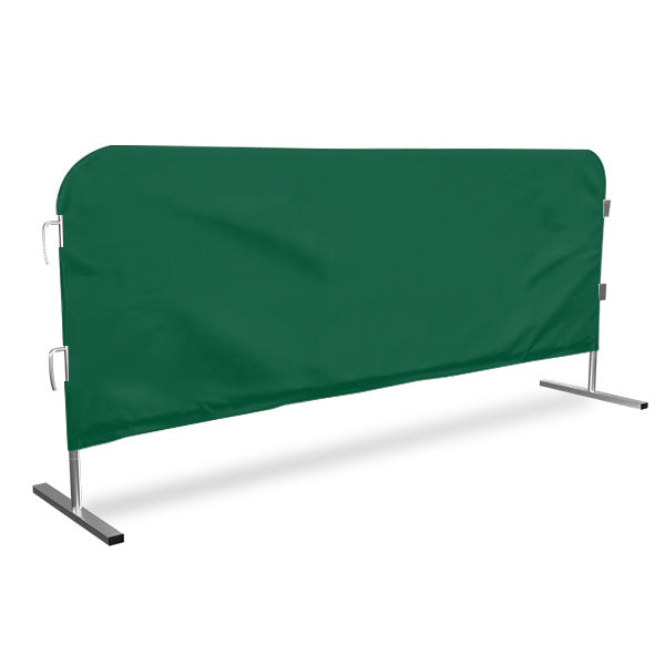 Barricade Cover For Steel Barricades Kelly Green