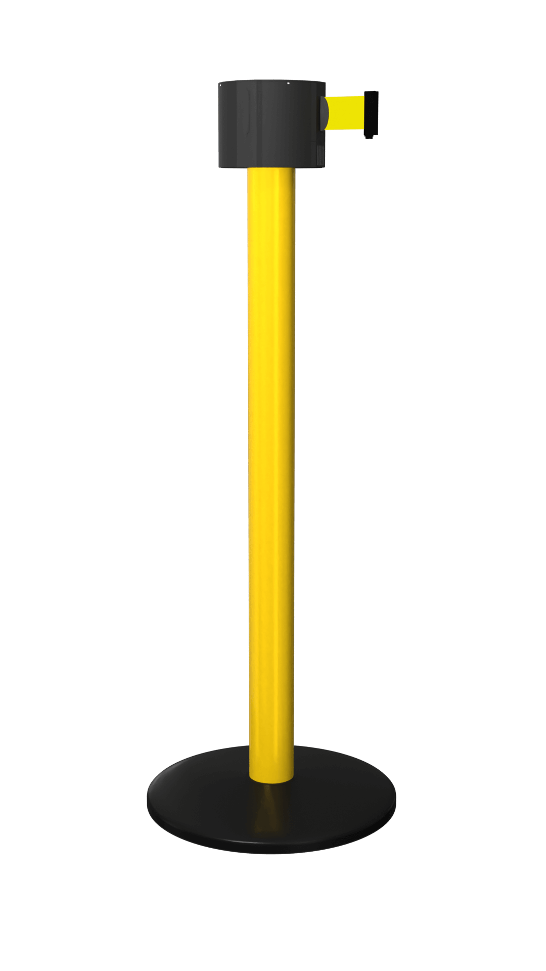 Safety Pro 750 Retractable Stanchion Yellow | 75 FT Belt