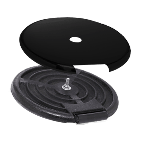 Roller Pro 300 Retractable Belt Stanchion 16 ft Belt |  Black Post