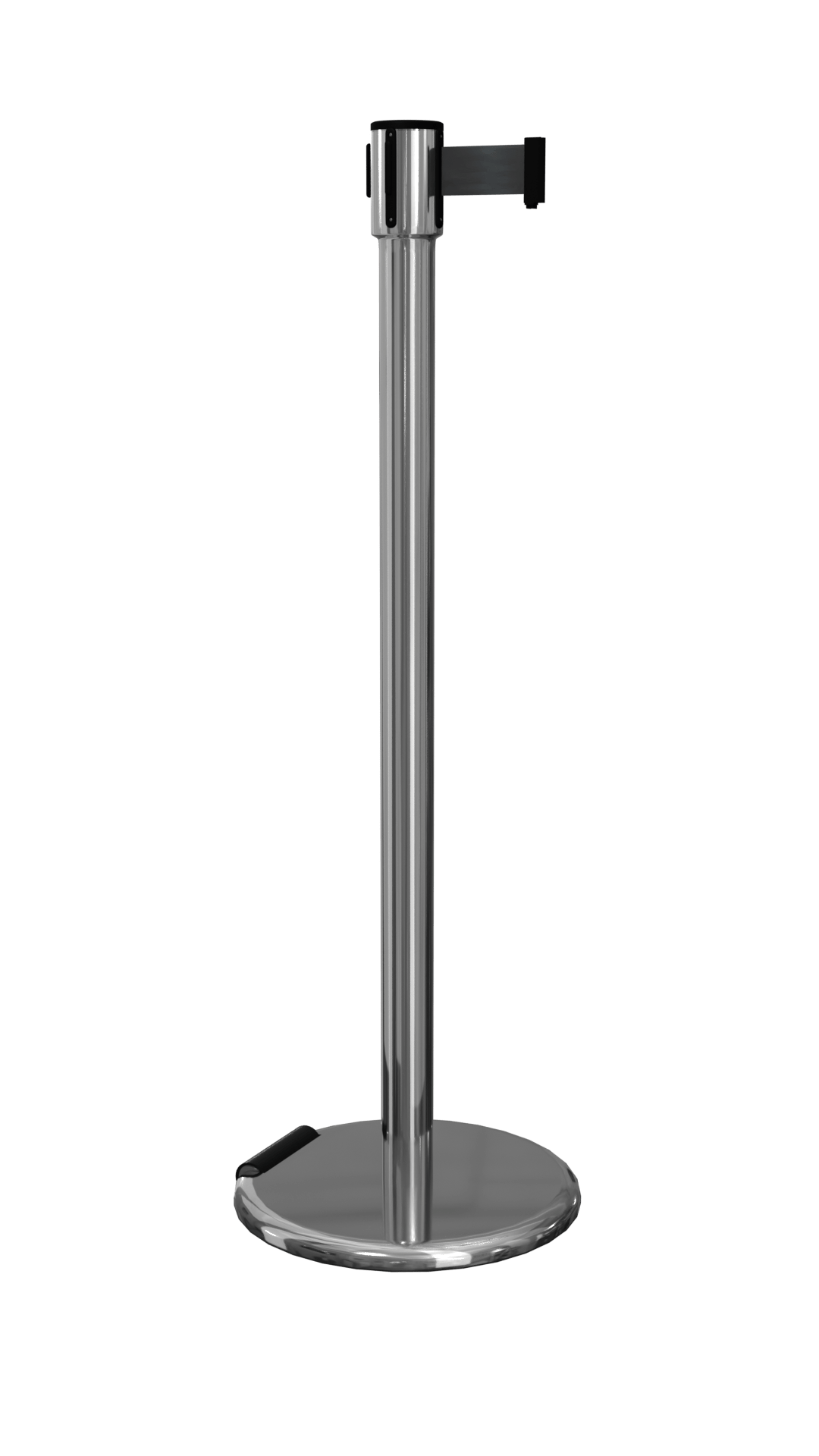 Roller Pro Retractable 13ft Belt | Slim Line Post - Polished Stainless