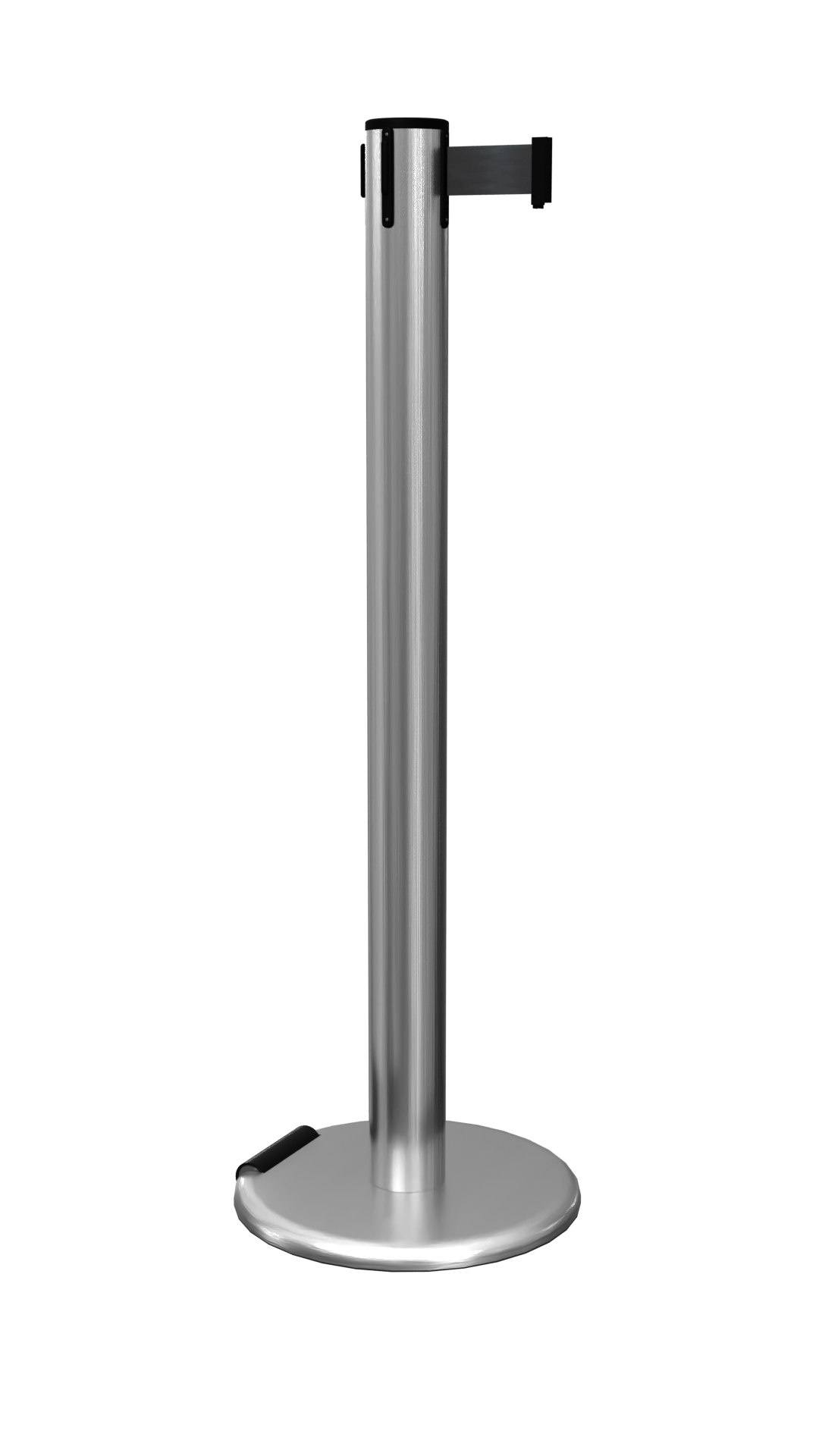 Roller Pro 300 Retractable Belt Stanchion 16 ft Belt | Satin Stainless